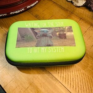 Star Wars Green Fabric Baby Yoda Storage Case
